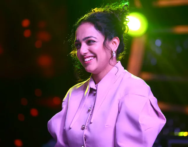Nithya Menen Stills at TeluguIndianIdol Event
